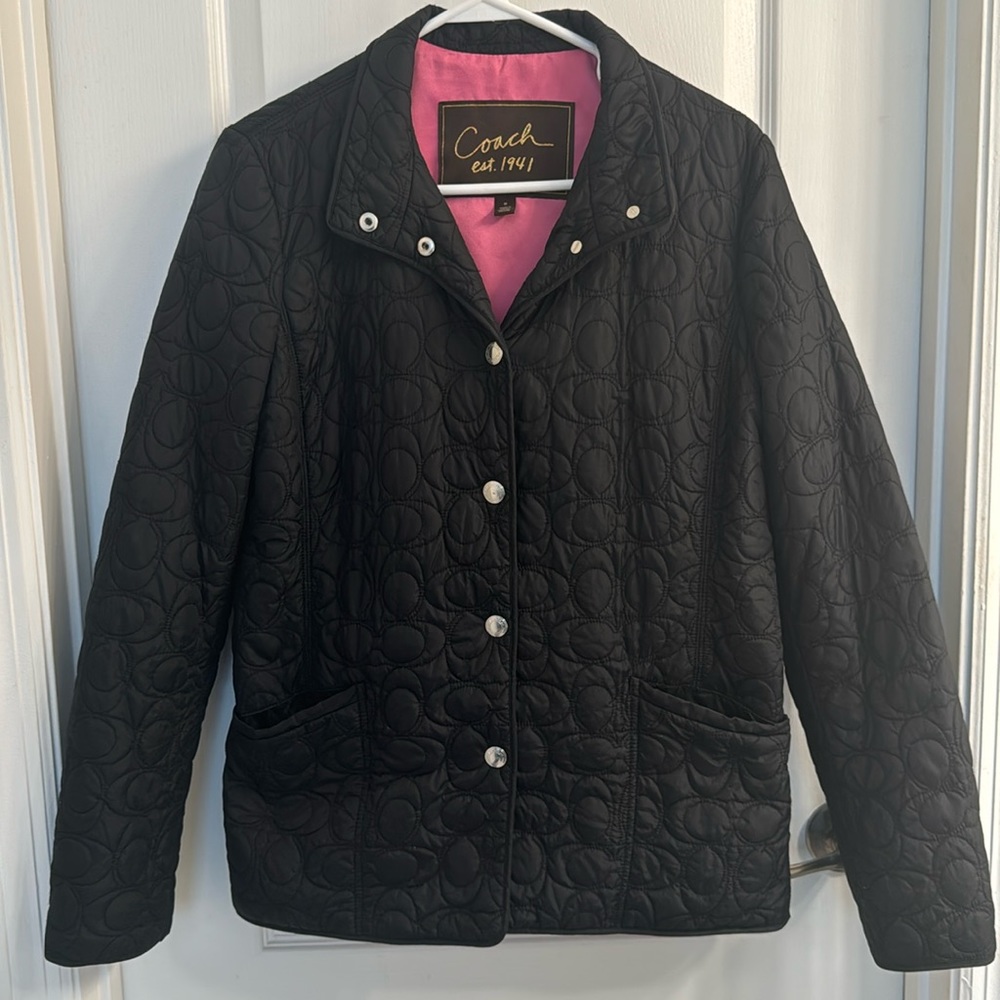 COACH Signature Quilted Hocking Jacket